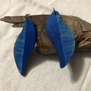 Hand Painted Abstract Earrings